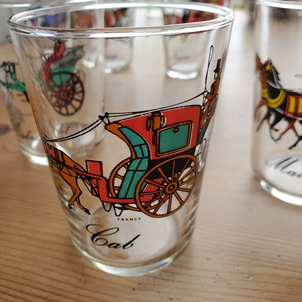 Vintage drinking glasses